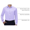 image:imageAlimens amp Gentle Mens Dress Shirts Long Sleeve Stretch Button Down ShirtLavender