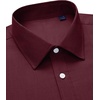 image:imageAlimens amp Gentle Mens Oxford Button Down Shirt with PocketBurgundy