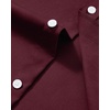 image:imageAlimens amp Gentle Mens Oxford Button Down Shirt with PocketBurgundy