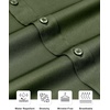 image:imageAlimens amp Gentle Mens Stain Shield Dress Shirts Slim Fit Button Down ShirtArmy Green