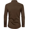 image:imageAlimens amp Gentle Mens Stain Shield Dress Shirts Slim Fit Button Down ShirtBrown