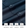 image:imageAlimens amp Gentle Mens Stain Shield Dress Shirts Slim Fit Button Down ShirtLight Navy