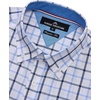 image:imageAlimens amp Gentle Plaid Mens Short Sleeve Button Down Shirts with PocketBlack Blue Check