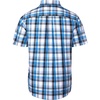 image:imageAlimens amp Gentle Plaid Mens Short Sleeve Button Down Shirts with PocketBlack Blue Plaid
