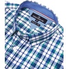 image:imageAlimens amp Gentle Plaid Mens Short Sleeve Button Down Shirts with PocketBlack Green Check