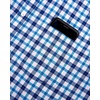 image:imageAlimens amp Gentle Plaid Mens Short Sleeve Button Down Shirts with PocketBlue Navy Check