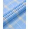 image:imageAlimens amp Gentle Plaid Mens Short Sleeve Button Down Shirts with PocketBlue Yellow Plaid