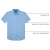 image:imageAlimens amp Gentle Plaid Mens Short Sleeve Button Down Shirts with PocketBlue Yellow Plaid
