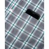 image:imageAlimens amp Gentle Plaid Mens Short Sleeve Button Down Shirts with PocketGrey Green Plaid
