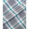 image:imageAlimens amp Gentle Plaid Mens Short Sleeve Button Down Shirts with PocketGrey Green Plaid