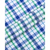 image:imageAlimens amp Gentle Plaid Mens Short Sleeve Button Down Shirts with PocketNavy Green Check