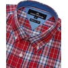 image:imageAlimens amp Gentle Plaid Mens Short Sleeve Button Down Shirts with PocketRed Blue Plaid
