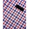 image:imageAlimens amp Gentle Plaid Mens Short Sleeve Button Down Shirts with PocketRed Navy Check