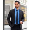 image:imageMens Dress Shirt Long Sleeve Wrinkle Free Stretch Button Down ShirtClassic Blue