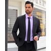 image:imageMens Dress Shirt Long Sleeve Wrinkle Free Stretch Button Down ShirtLavender Purple
