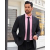 image:imageMens Dress Shirt Long Sleeve Wrinkle Free Stretch Button Down ShirtPink
