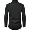 image:imageMens Dress Shirts Long Sleeve Stretch Wrinkle Free Work Button Down ShirtBlack
