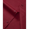 image:imageMens Dress Shirts Long Sleeve Stretch Wrinkle Free Work Button Down ShirtBurgundy