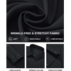 image:imageMens Dress Shirts Long Sleeve Wrinkle Free Business Button Up ShirtsBlack