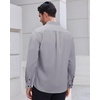 image:imageMens Dress Shirts Long Sleeve Wrinkle Free Business Button Up ShirtsGrey