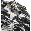 image:imageMens Hawaiian Shirt Summer Beach Casual Short Sleeve Button Down ShirtsBlack Beach