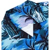image:imageMens Hawaiian Shirt Summer Beach Casual Short Sleeve Button Down ShirtsBlue Beach