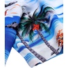 image:imageMens Hawaiian Shirt Summer Beach Casual Short Sleeve Button Down ShirtsBlue Sky