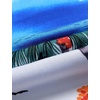image:imageMens Hawaiian Shirt Summer Beach Casual Short Sleeve Button Down ShirtsBlue Sky