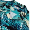 image:imageMens Hawaiian Shirt Summer Beach Casual Short Sleeve Button Down ShirtsDark Green Beach