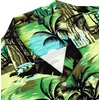 image:imageMens Hawaiian Shirt Summer Beach Casual Short Sleeve Button Down ShirtsGreen Beach