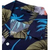image:imageMens Hawaiian Shirt Summer Beach Casual Short Sleeve Button Down ShirtsNavy Blue