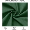 image:imageMens Linen Textured Shirt Cotton Short Sleeve Summer Button Down ShirtsArmy Green