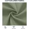 image:imageMens Linen Textured Shirt Cotton Short Sleeve Summer Button Down ShirtsOlive Green
