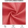 image:imageMens Linen Textured Shirt Cotton Short Sleeve Summer Button Down ShirtsRed