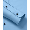 image:imageMens Long Sleeve Dress Shirts Wrinkle Free Stretch Button Down ShirtBlue