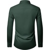image:imageMens Long Sleeve Dress Shirts Wrinkle Free Stretch Button Down ShirtGreen