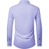 image:imageMens Long Sleeve Dress Shirts Wrinkle Free Stretch Button Down ShirtLavender