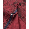 image:imageMens Paisley Dress Shirt Long Sleeve Button Down Floral Shirt Party WeddingBlack Red