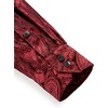 image:imageMens Paisley Dress Shirt Long Sleeve Button Down Floral Shirt Party WeddingRed