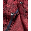 image:imageMens Paisley Dress Shirt Long Sleeve Button Down Floral Shirt Party WeddingRed