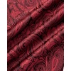 image:imageMens Paisley Dress Shirt Long Sleeve Button Down Floral Shirt Party WeddingRed