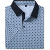 image:imageMens Polo Shirts Stretch Dry Fit Printed Golf Shirt Summer Party Beach TopsBlue Grey Square