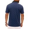 image:imageMens Polo Shirts Stretch Dry Fit Printed Golf Shirt Summer Party Beach TopsNavy Golf Club