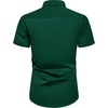 image:imageMens Short Sleeve Dress Shirt Wrinkle Free Summer Button Down ShirtsHunter Green