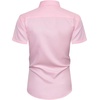 image:imageMens Short Sleeve Dress Shirt Wrinkle Free Summer Button Down ShirtsPink