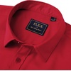image:imageMens Short Sleeve Dress Shirt Wrinkle Free Summer Button Down ShirtsRed