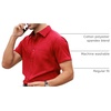 image:imageMens Short Sleeve Dress Shirt Wrinkle Free Summer Button Down ShirtsRed