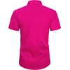 image:imageMens Short Sleeve Dress Shirt Wrinkle Free Summer Button Down ShirtsRose Red