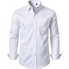 image:imageAlimens amp Gentle Mens Oxford Button Down Shirt with PocketAll White