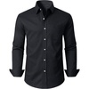image:imageAlimens amp Gentle Mens Oxford Button Down Shirt with PocketBlack